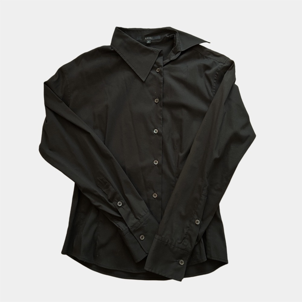 RARE Gucci Tom Ford Asymmetrical Button Down Shirt